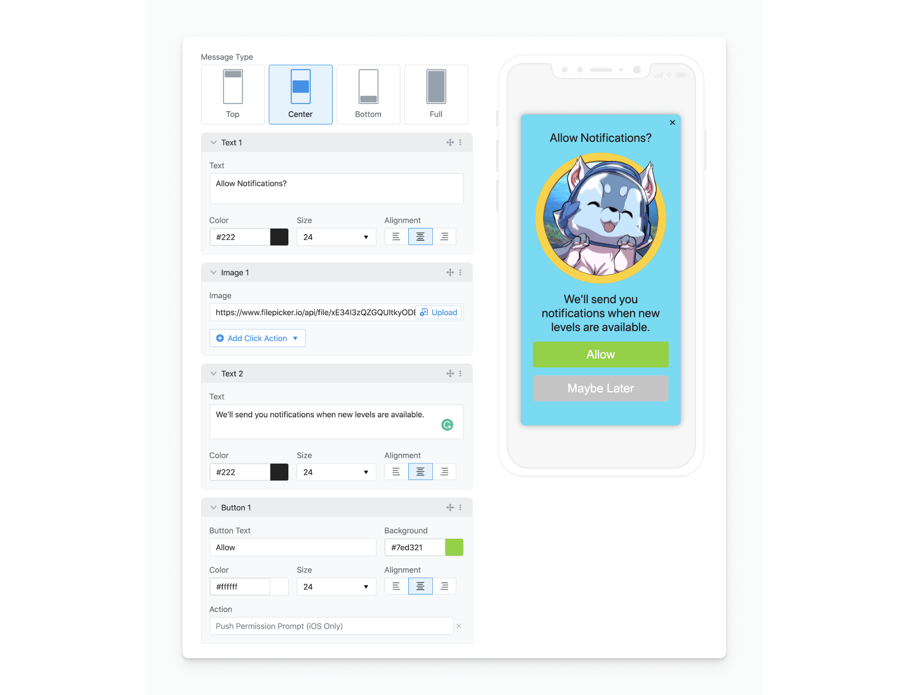 Game Update Notification Analytics - Announcements - Developer