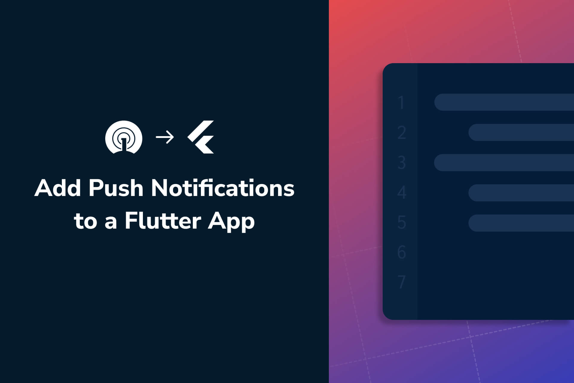 Add Push Notifications to Flutter Apps for iOS & Android