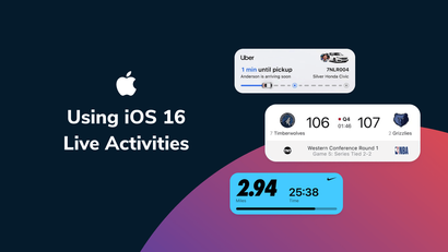 Using iOS 16+ Live Activities