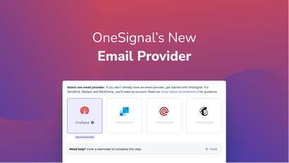 Start Sending Email with OneSignal