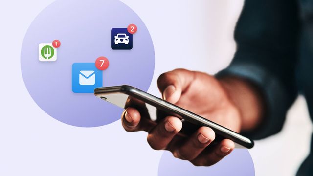 What is an app icon notification badge?
